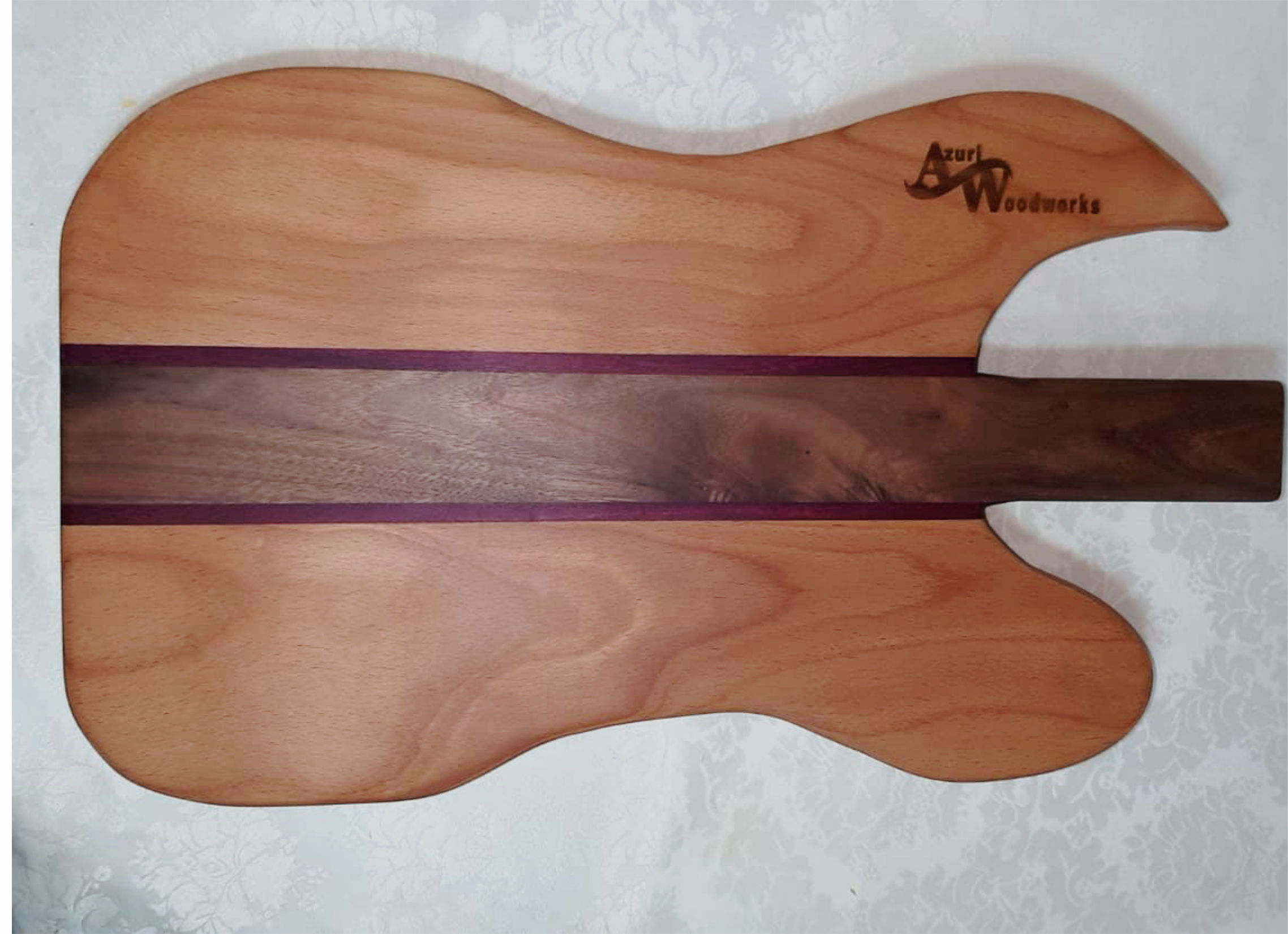 Guitar cheese board.